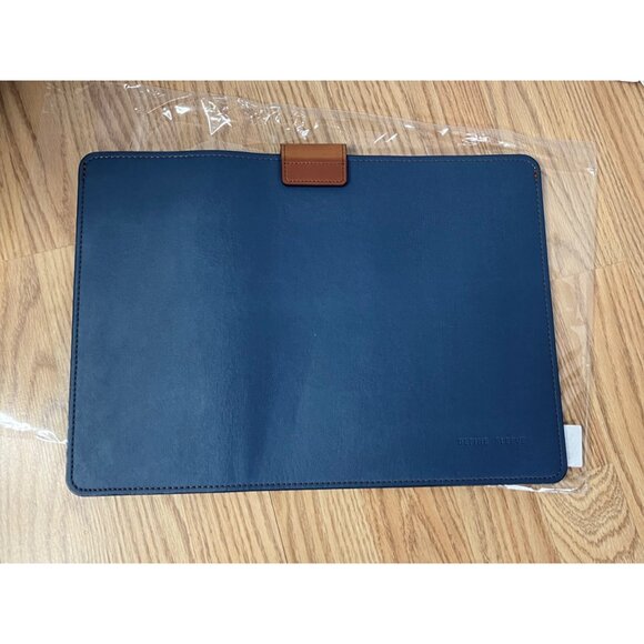 Befine‎ Leather Laptop Sleeve 13" Blue & Brown - Picture 2 of 4